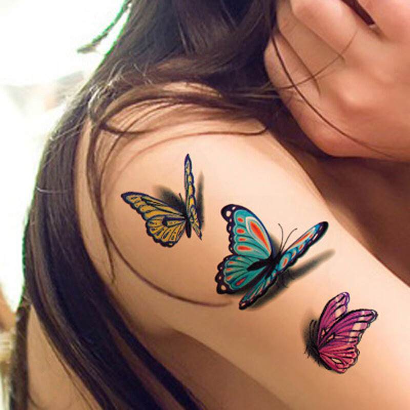 3D Butterfly Tattoo