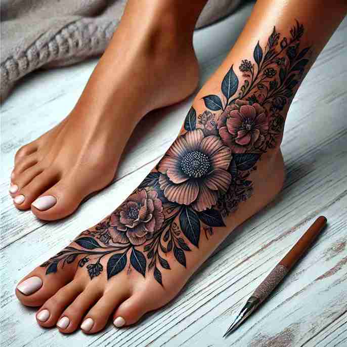Ankle Tattoos for Women